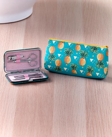 Cosmetic Case & Manicure Set