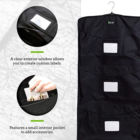 Go Far 5 Day Organizer- Hanging Garment Bag and Packing Cube in One!